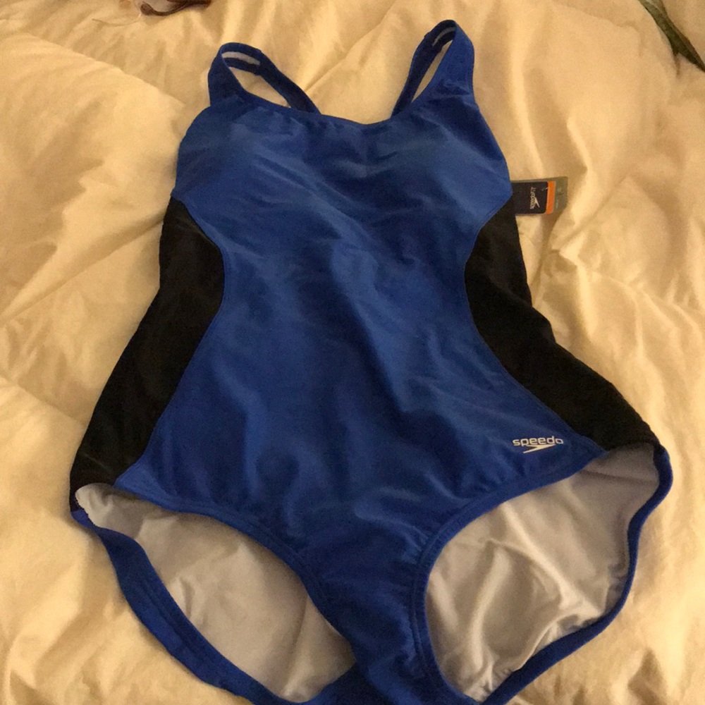 Speedo One piece bathing suit.